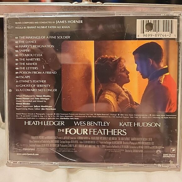 The Four Feathers Soundtrack James Horner/Rahat Nusrat Fateh Ali Khan  CD - Picture 2 of 3